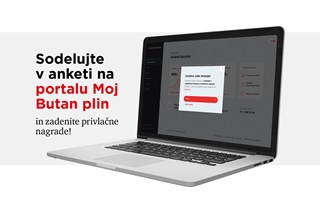 Anketa v uporabniškem portalu Moj Butan plin